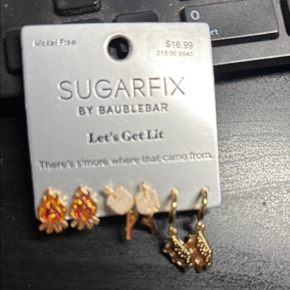 Sugarfix New Let’s Get Lit Earrings Set - Picture 1 of 2